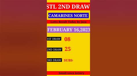 stl result today camarines norte